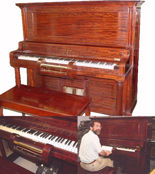 1906 A.B. Chase Upright Player Piano