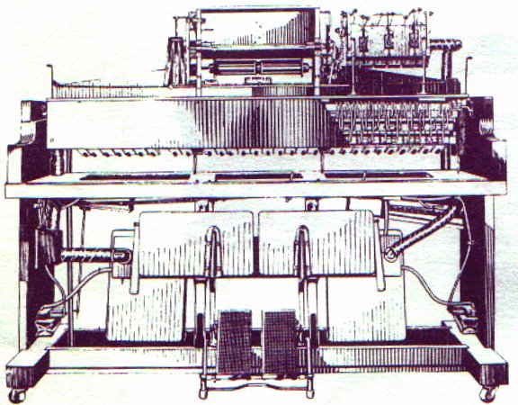 Amphion Player Mechanism, Front View (Exposed)