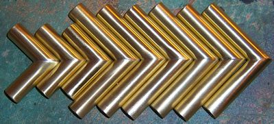 New 3/8 in. Brass Tubing Elbows for Player Pianos