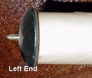 Left end of the roll