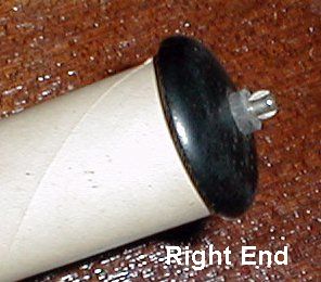 Right end of the roll