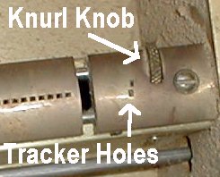 Transposing Trackerbar Knurl Knob